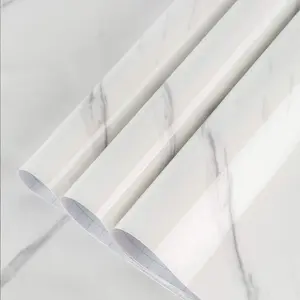 White Marble Granite Wallpaper Peel and Stick Countertops Contact Paper Bathroom Kitchen Wall Sticker Self Adhesive Vinyl Counter Top Covers  Furniture Decorative Paper