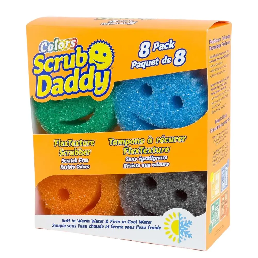 （8-Pack）Scrub Daddy Color Sponges