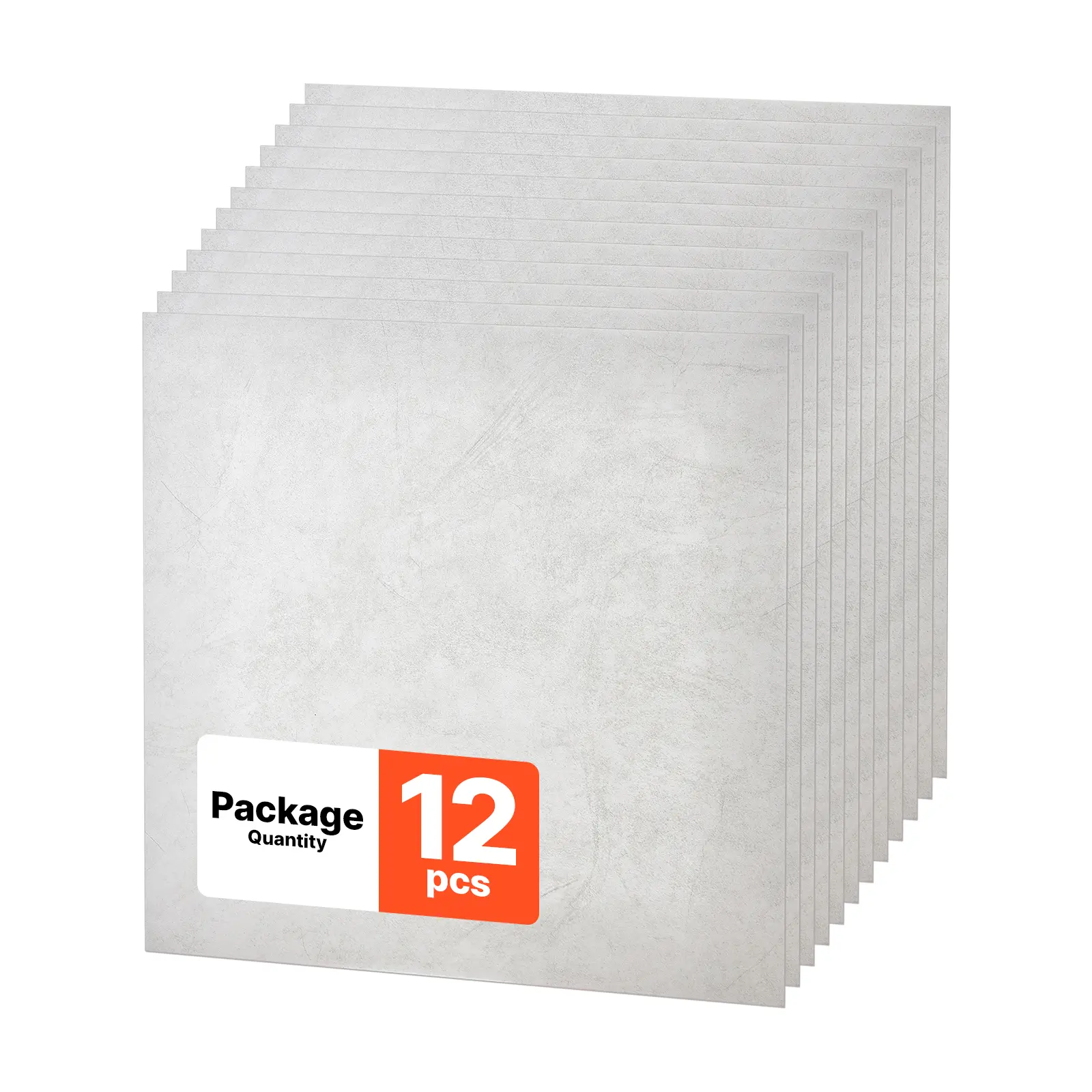 VEVOR 24 x 24 in PVC Ceiling Tiles 12-Pack Drop Ceiling Panels White Marble, PVC Foam Board, Grid Fit, Water-Resistant, Flexible Cut, Easy to Clean, Modern Decorative Finish for Home, Office Areas