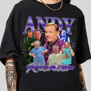 Andy Richter Dwts 2025 Bootleg Unisex Tshirt, Andy & Emma Slater Dancing With The Stars T-shirt, The Stars Graphic Shirt, DWTS Shirt for Fan