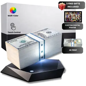 Levitating G-ta Cash Lights, Floating Money Lights, Perfect for Car and Desk Decoration, Game Rooms, Perfect Gift For Boyfriend Keychain Surprise Collectibles Keychain Video Camera