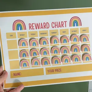 Reward Chart with 18 Velcro objects. Includes Dry Erase Marker