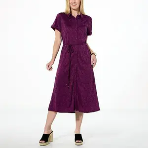 Christian Siriano C Wonder by Christian Siriano Lace Shirt Dress