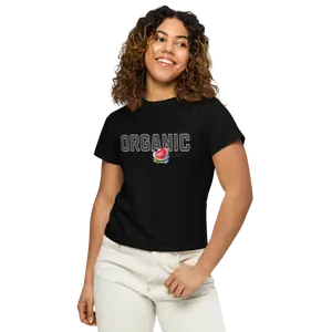 Women’s high-waisted t-shirt Organic 10