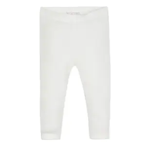 LILI GAUFRETTE White Ribbed Leggings