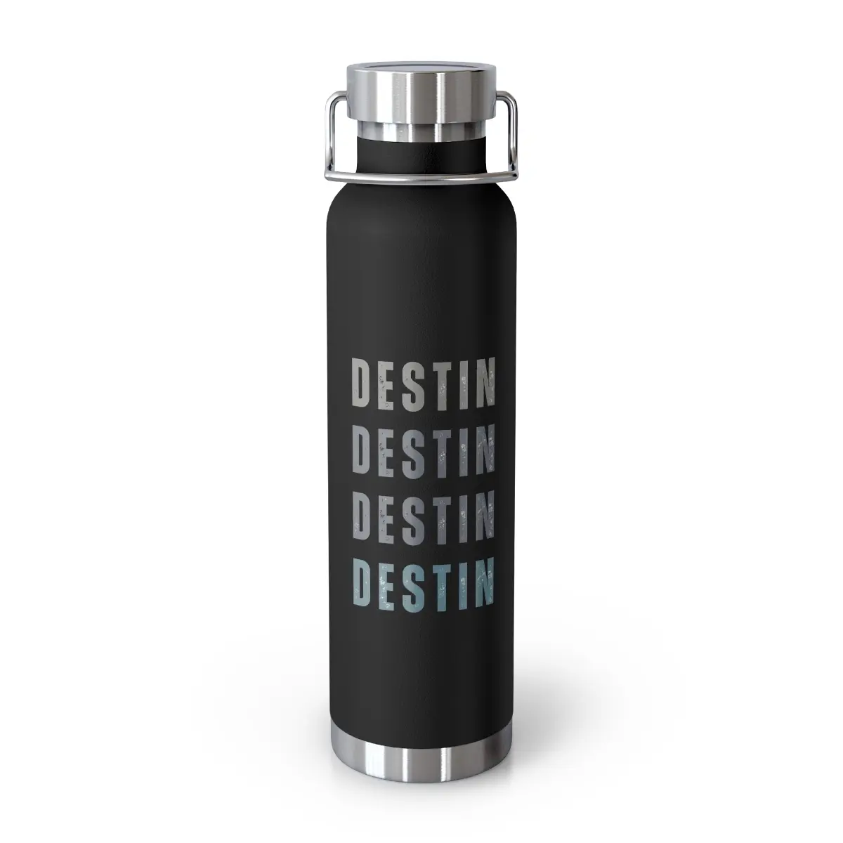 Destin Vibes Copper Vacuum Insulated Bottle, 22oz Drinkware Flasks cute tumblers white spillproof vacuum flasks Stainless Steel