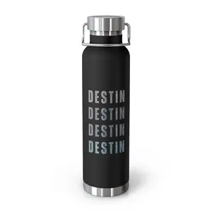 Destin Vibes Copper Vacuum Insulated Bottle, 22oz Drinkware Flasks cute tumblers white spillproof vacuum flasks Stainless Steel