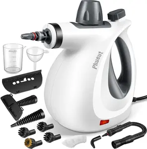 Pressurized Handheld Multi-Surface Natural Steam Cleaner with 12 pcs Accessories, Multi-Purpose Steamer for Home Use, Cleaning Floor, Kitchen and Car