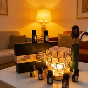 Luxury 12 Bottle Essential Oil Set, High-End Aromatherapy, Healing Atmosphere for Home, Perfect Gift and Self-Use