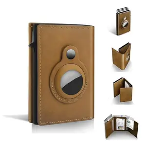 Typecase Mens Pop Up Wallet : Premium Genuine Leather, Smart, Slim, Minimalist, Carbon Fiber - 9-14 Card Capacity | ID Window | Cash Slot