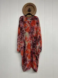 Crepe Sari Gaia Duster Dress 0426 042
