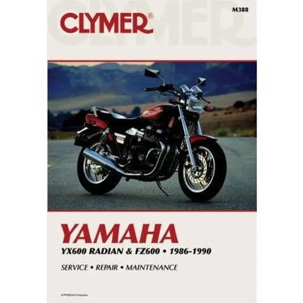 Used Clymer Repair Manual for Yamaha YX600 Radian & FZ600 (1986-1990) - Clymer Publishing (Paperback)