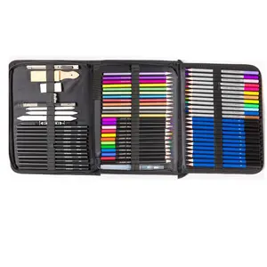 Leda Art Supply 72PC Drawing Kit  Everything You Need to Start Sketching Today | Perfect for Beginners & Students Drawing Sketching Kit Set, 72pcs/set with Drawing Tools & Pencil Set, Art Supplies for Artists, Students, Student Painting Supplies.