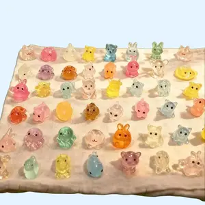 100 Pcs Mini Resin Animals, Handcrafted PU Resin Decorations, Perfect For Treasure Hunt Games, Classroom Activities, Garden, Office And Party Decoration