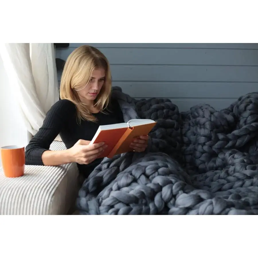 Zen Weighted Knitted Blanket