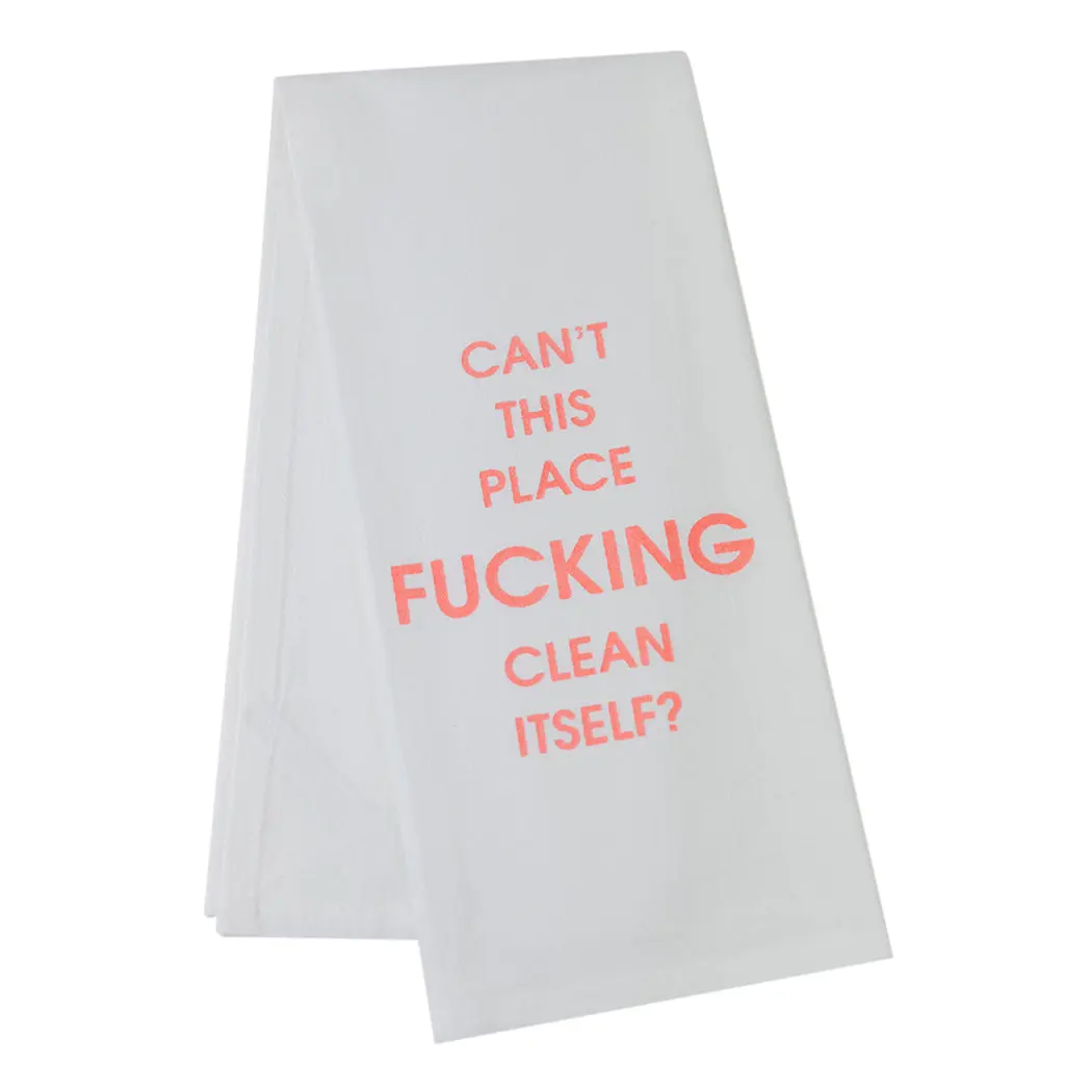 Chez Gagné - Can't This Place Fucking Clean Itself - Tea Towels
