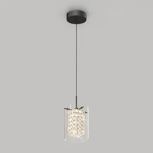 Crystal Cube 1-light LED pendant light