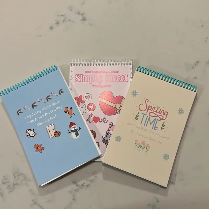 Standard size Cute Bold and Easy Books
