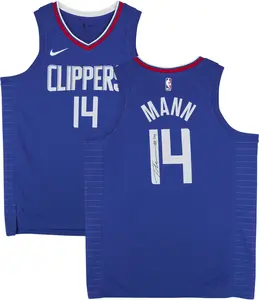 Terance Mann Los Angeles Clippers Autographed Nike Blue Icon Swingman Jersey - Fanatics Authentic Certified