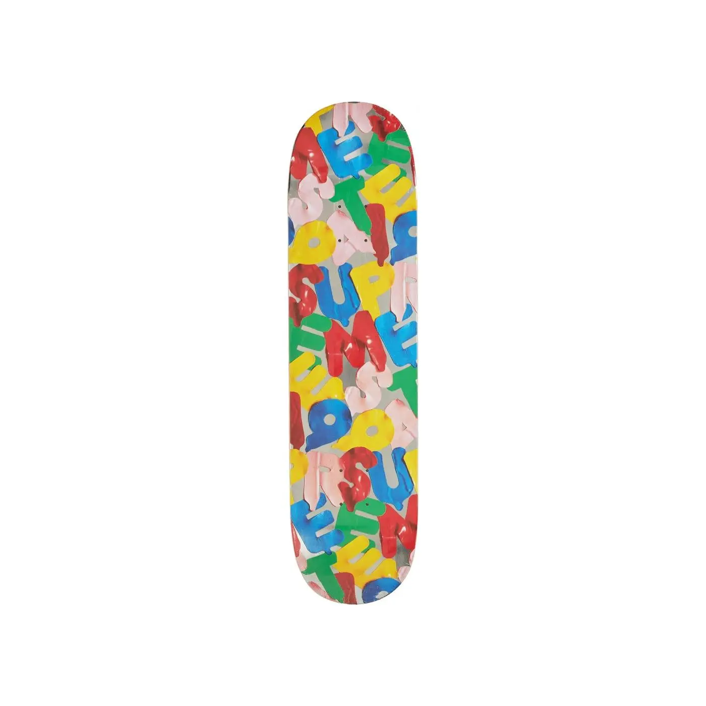 Supreme Balloons Skateboard Deck Silver