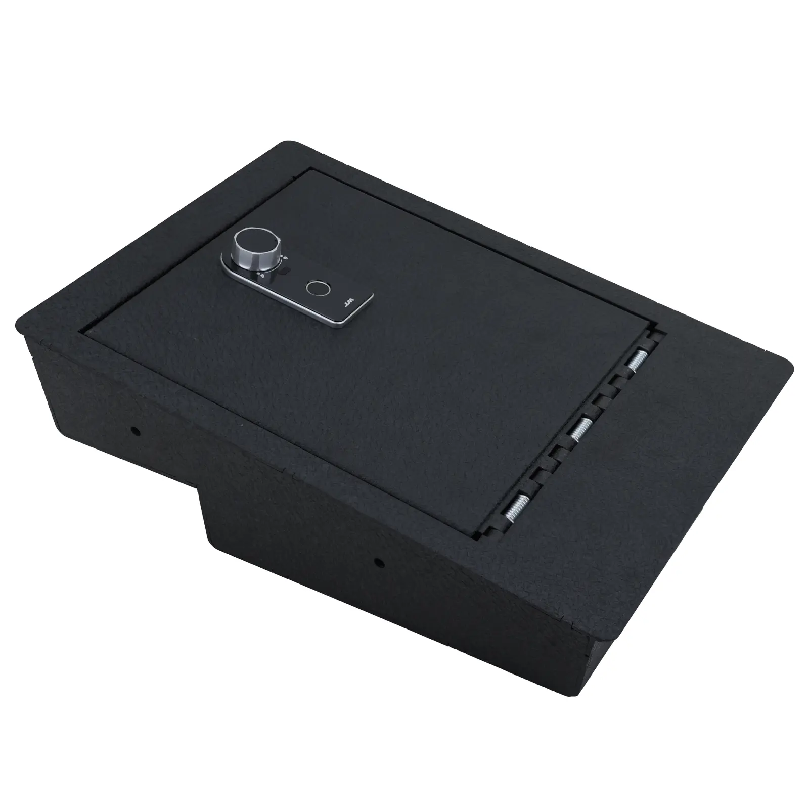 WASAI Underseat Console Gun Safe Compatible with Chevrolet Silverado 1500/GMC Sierra 1500 2014-2018, Fingerprint Lock with Key
