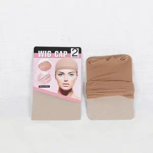 1pack Weave Nylon Stretch Mesh Transparent Wig Cap 2 Pieces Sheer Caps for Women Hair Net Wig Cap Thin for Wig