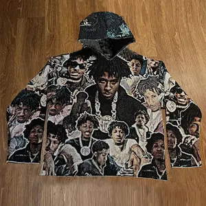 Hoodie - Unisex Pattern Hoodie, made of 95% cotton and 5% polyester, fast drying and breathable, making it an ideal gift for friends