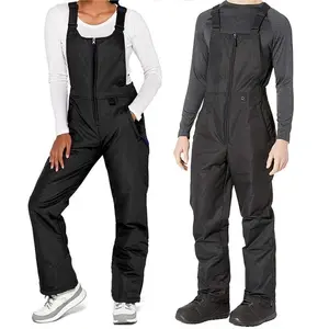Insulated Ski Pants Overalls Ripstop Warm Insulated Snowboard Overalls Comfortable Snow Bibs Ski Pants For Men & Women S-4XL