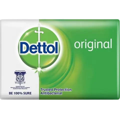 Dettol Original Anti-Bacterial Scented Solid Body Bar Soap (100g) - Body Care Cleansing Bar, Rich Foam, Gentle Enough for Everyday Use, 99.9% Bacteria Killing, Skin-Friendly Bath & Shower Cleanser, Multiple Variation Multi-Pack (1,2,5,6,12,24 Counts)