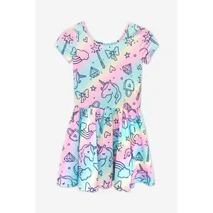 Simply Soft Short Sleeve Scoop Back Be Happy Dress