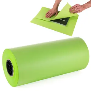 IDL Packaging 18" x 1800' SatinPack Tissue Paper Roll, 20 Basis Weight, Citrus Color, USA-Made - Acid-Free Decorative Tissue Paper for Packaging Clothing, Gift Wrapping, Art Projects, Crafts