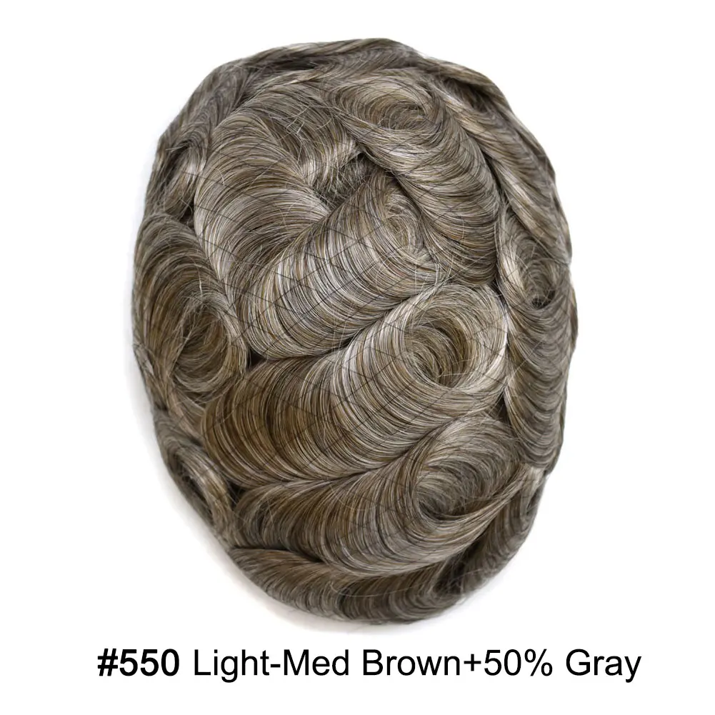 #550 Medium Light Brown+ 50% Gray
