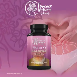 Horm-O BALANCE. promotes healthy menstruation, a healthy uterus supports, the symptoms of menopause, and provides you with a healthy PH balance, Collagen /Vitamin /Forever Natural Botanics. Dietary Supplement
