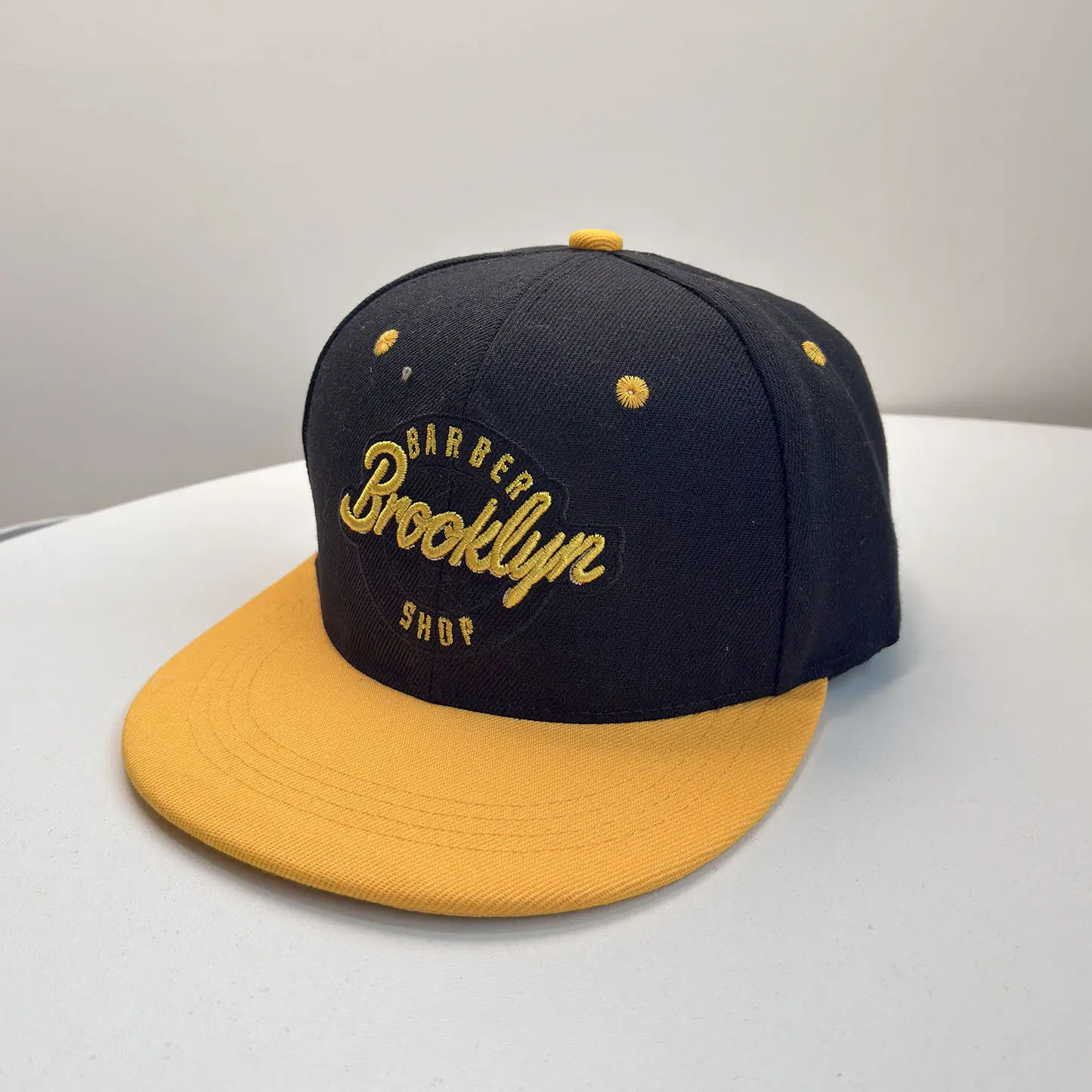 BARBER black and yellow