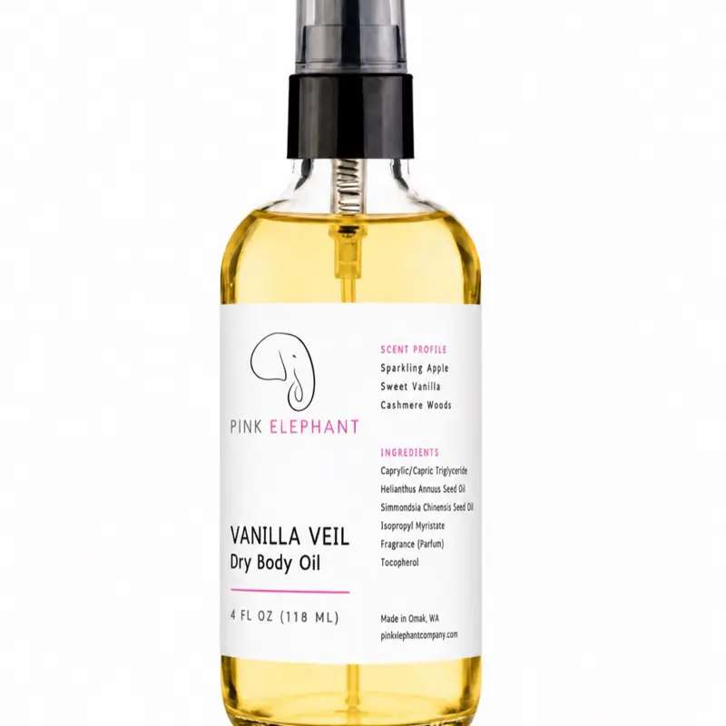 NEW Vanilla Veil Body Oil 4 oz - Sweet woody vanilla | Hydrating | Lightweight