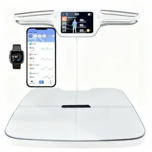 Doc’s Health Pod 360 Body Fat Scale – Smart Scale with BMI, Body Fat, Muscle Mass, 56 Measured Parameters, Full Body Composition Scale, Body Scan Scale with Handle, Body Scanner, Biometric Analyzer, Healthcare, Weight