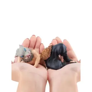 Original Demon Slay in Hand Hashibira Inosuke Anime Model Gift Collect Figure Toys