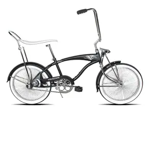 Tracer Hyena Classic Beach Lowrider Bike w/140H Wheel, Single Speed, w/ Banana Seat