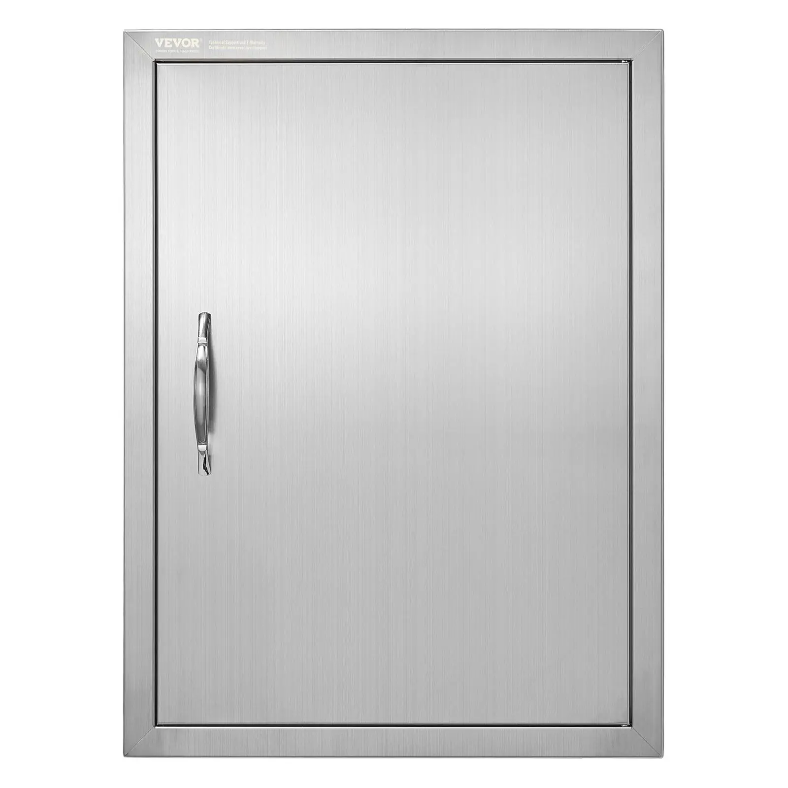 【Summerfinds】VEVOR BBQ Access Door,  , 20W x 27H Inch Single Outdoor Kitchen Door, Stainless Steel Flush Mount Door, Wall Vertical Door with Handle, for BBQ Island, Grilling Station, Outside Cabinet