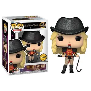 Funko Pop! Britney Spears w/ Hat, Glitter, Circus 262 **Chase** Vinyl Figure in PopShield Protector