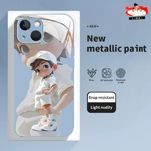 Suitable for Samsung S24/S25/S23/S22/S21/S20 A16 A15 A14 series new high-end baseball boy glass metal paint mobile phone case affordable price anti-drop anti-fingerprint 995