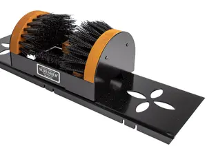 SCRUSHER Original Boot & Shoe Cleaner with Portable Base Attachment Weather Resistant Steel Durable Brushes Fully Assembled Ready to Go