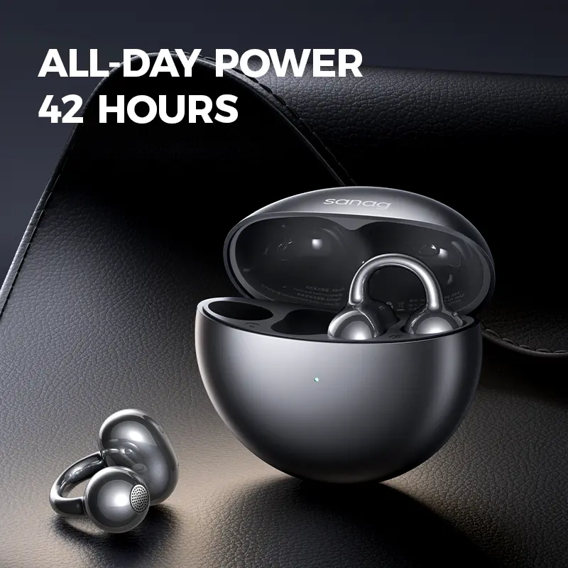 Sanag S6S Ultra Clip-On Earbuds | Ultra-Light, No Sound Leak, IP67