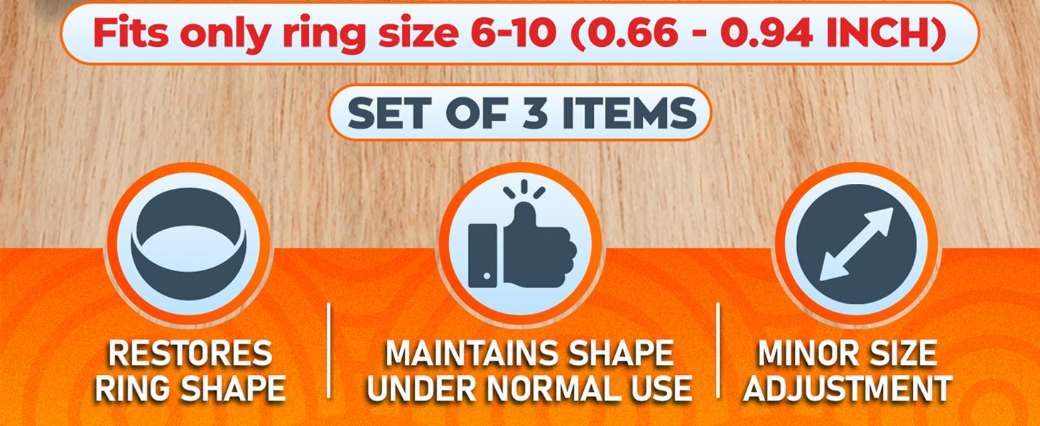 Stainless Steel Ring Stretcher Kit with Rubber Mallet - Professional Ring Resizing Tool 6-10 for Jewelers Jewelry Repair & DIY Enthusiasts