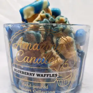 Amazing Candles Blueberry Waffles Candle - Perfect for Creating a Relaxing Atmosphere