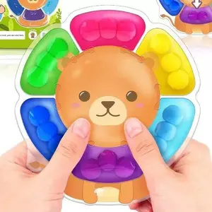 Sensory toys paired with educational stress relieving toys, water bag squeezing toys,Color Sorting Toys Color Sorting Sensory Toys Matching Toys Children's Educational Toys