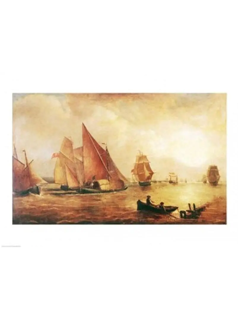 Posterazzi BALXIR160436 Estuary of The Thames & The Medway Poster Print by J.M.W. Turner - 24 x 18 in.