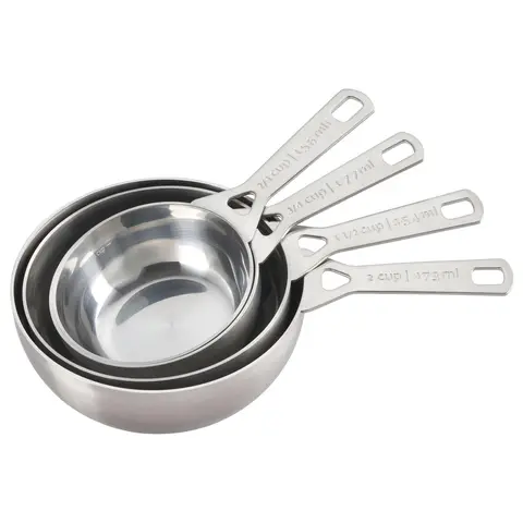 Le Creuset Stainless Steel Baking Measuring Cups Set of 4