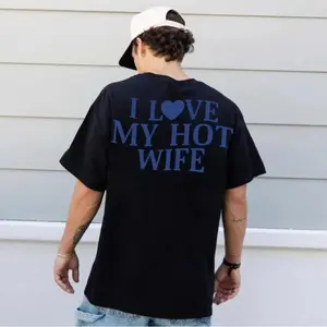 I Love My Hot Wife Playful Couple Tee Perfect Valentine Gift for Proud Husbands and Wives