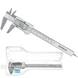 Electronic Digital Caliper, LCD | 0 to 6 inch inch/mm Conversion, Automatic Shutdown Function, Very Suitable for Home/Jewelry/DIY Measurement, etc